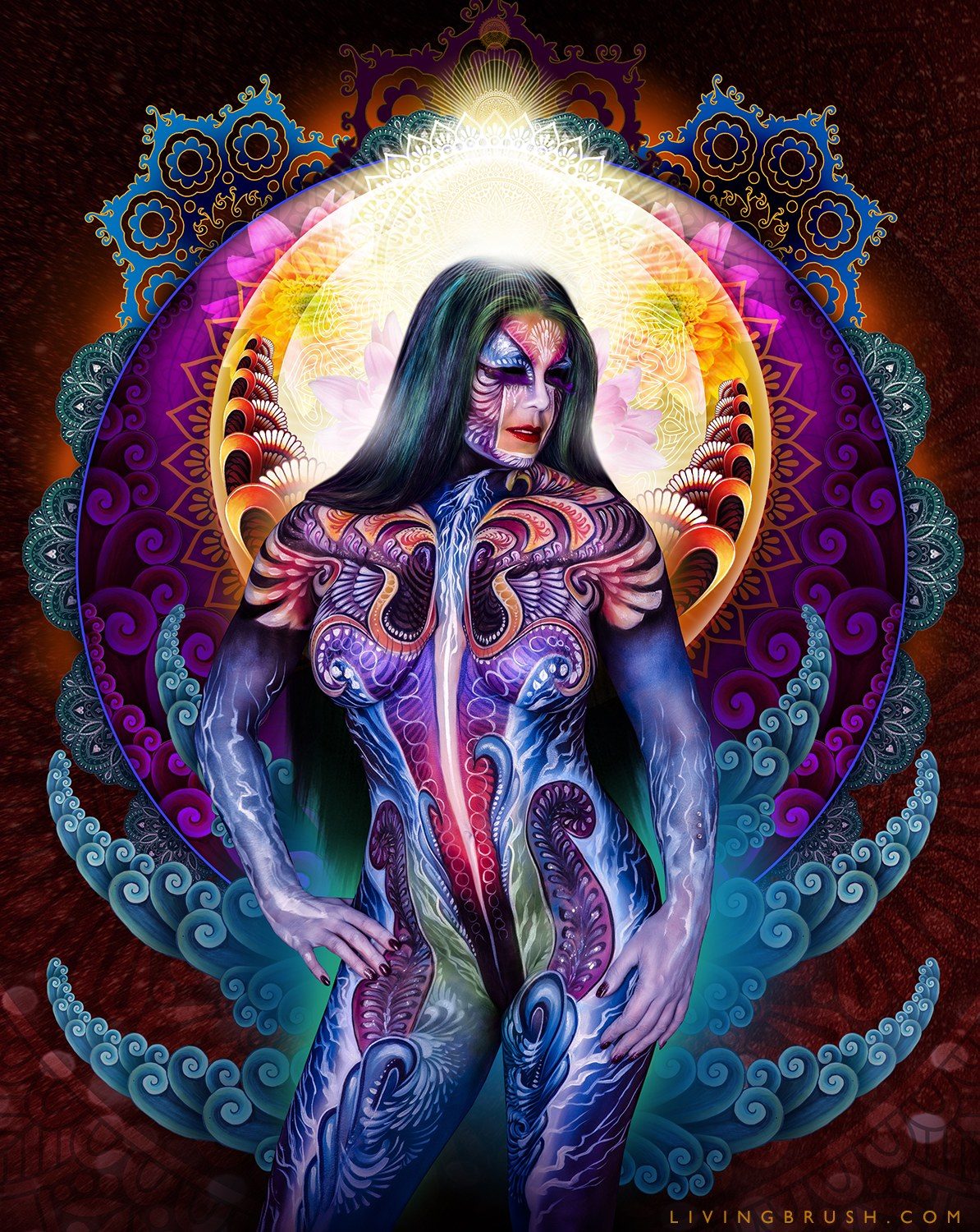 Bodypainting by Scott Fray and Madelyn Greco