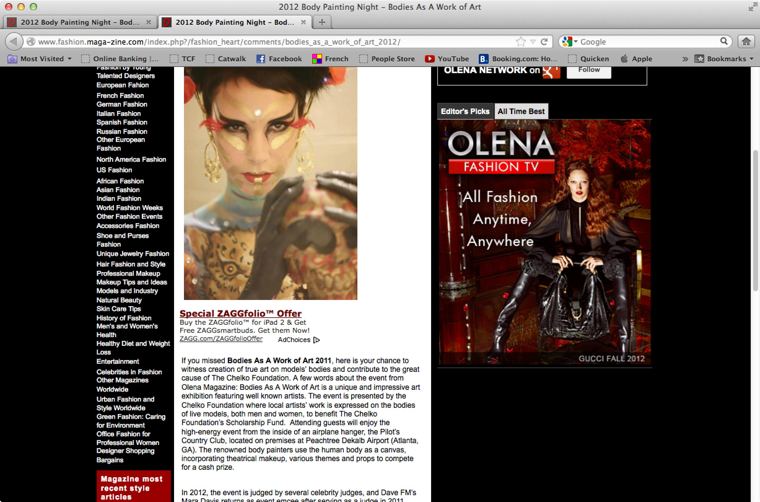 Olena coverage: Feature article