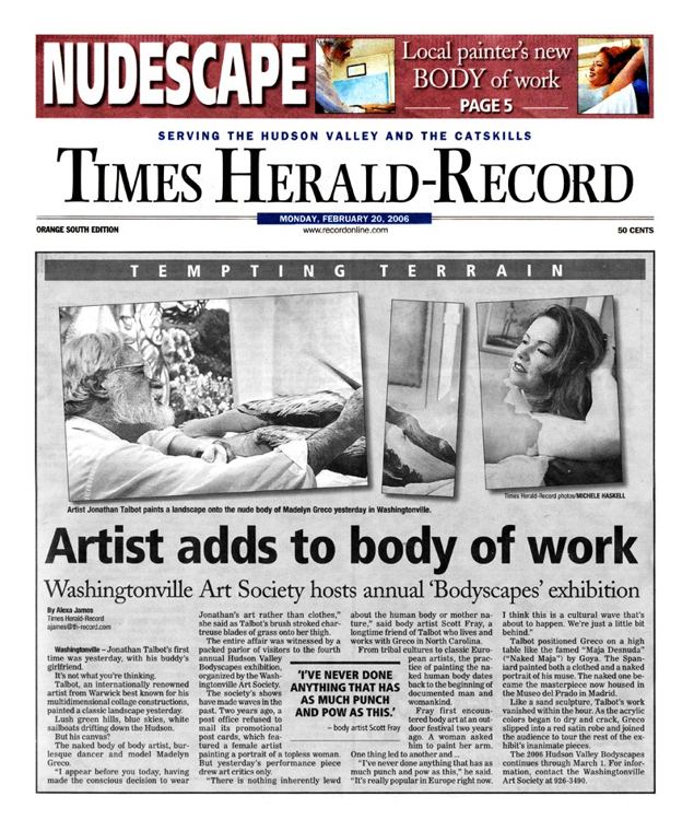 Times Herald-Record coverage: Artist adds to body of work