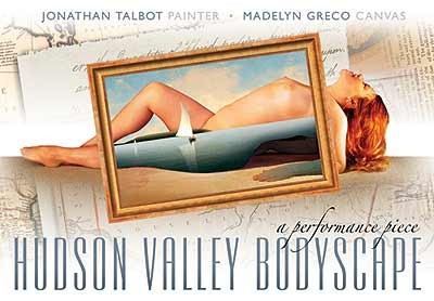 Hudson Valley Bodyscape coverage: A performance piece, Madelyn Greco as canvas